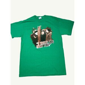 A Christmas Story "I Triple Dog Dare You!" Graphic T-Shirt Green Medium